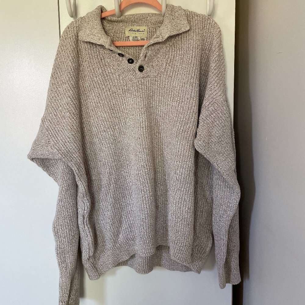 Eddie Bauer Men's Knitted Sweater, Size L